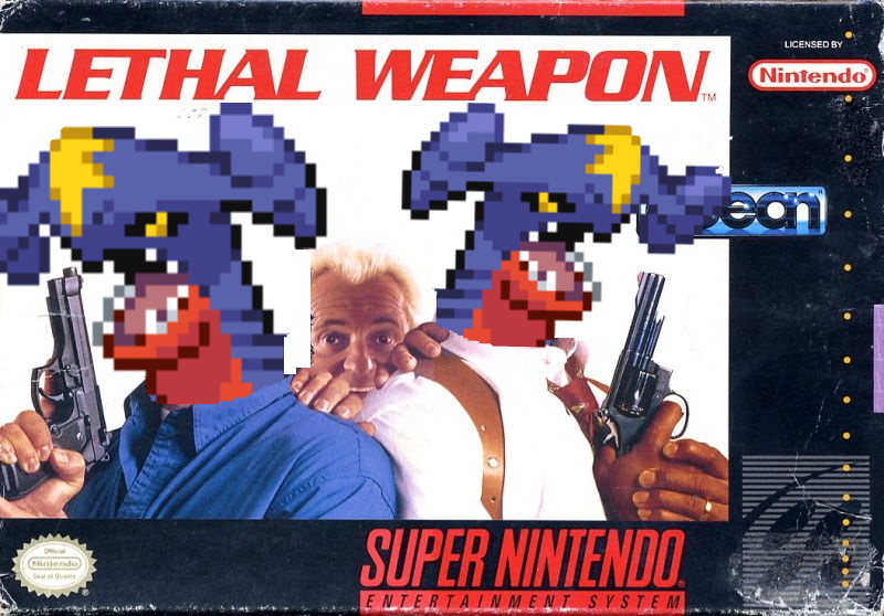 back to back like i'm on the cover of lethal weapon